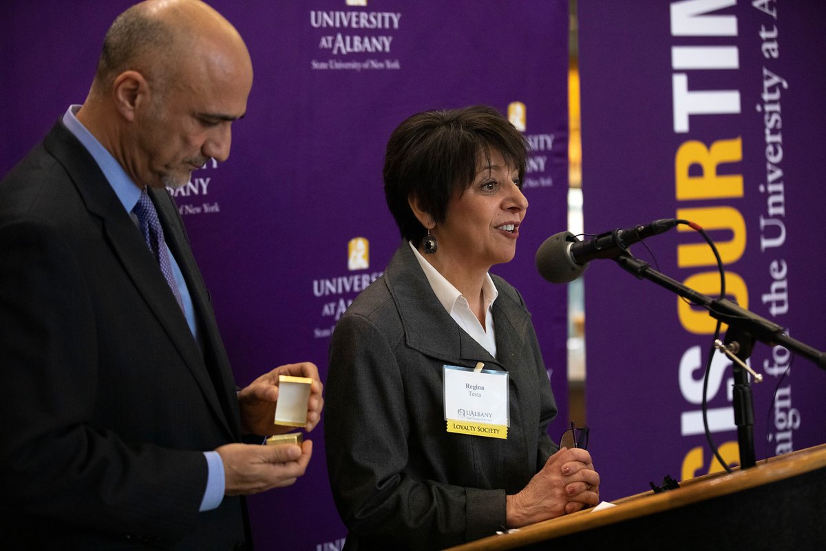 Regina Testa (right) with Vice President of Development Fardin Sanai