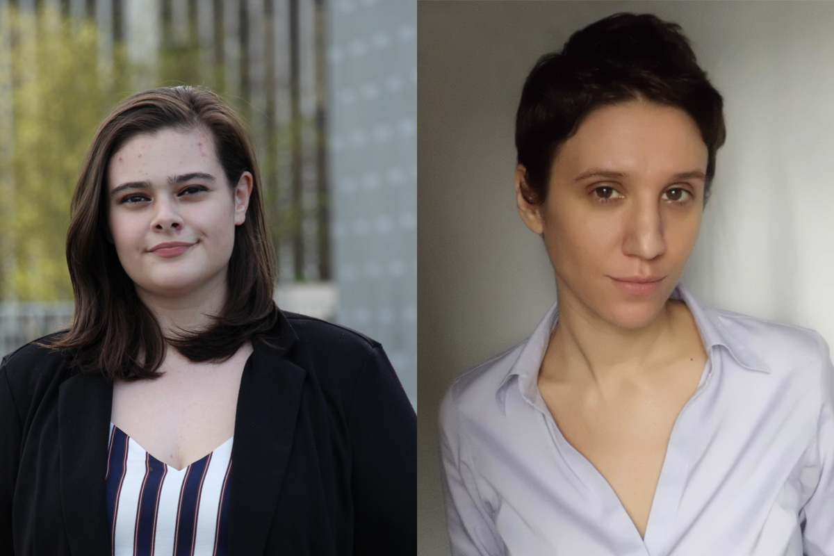 Undergraduate student Shelby Hafener and graduate student Carissa Halston are recipients of the 2020 Patricia Stocking Brown Research Award 