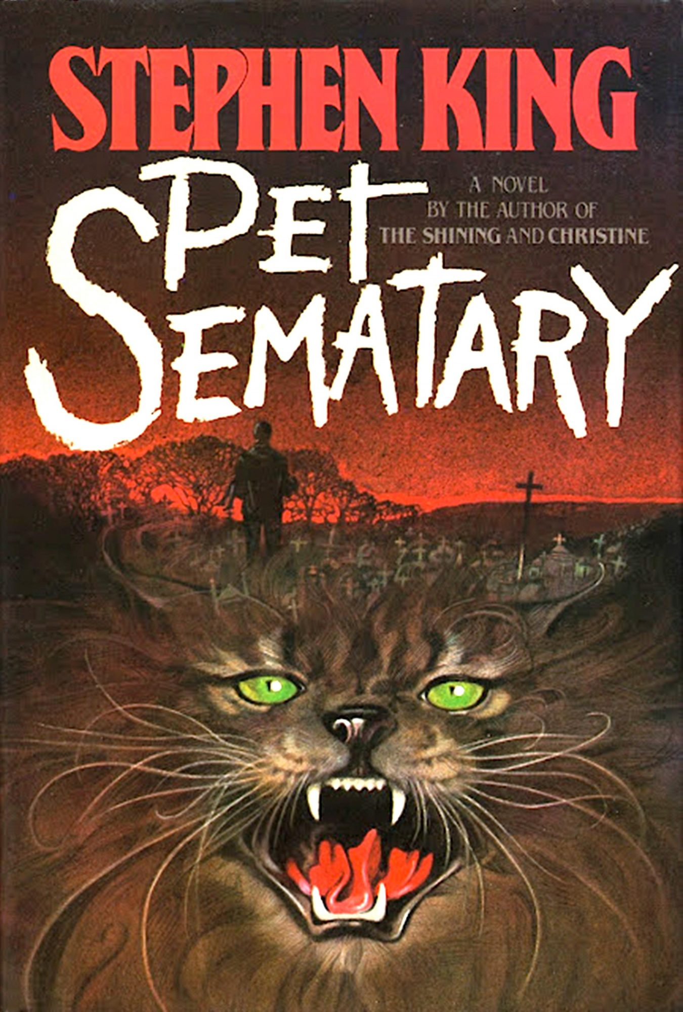 Book cover for Pet Sematary by Stephen King