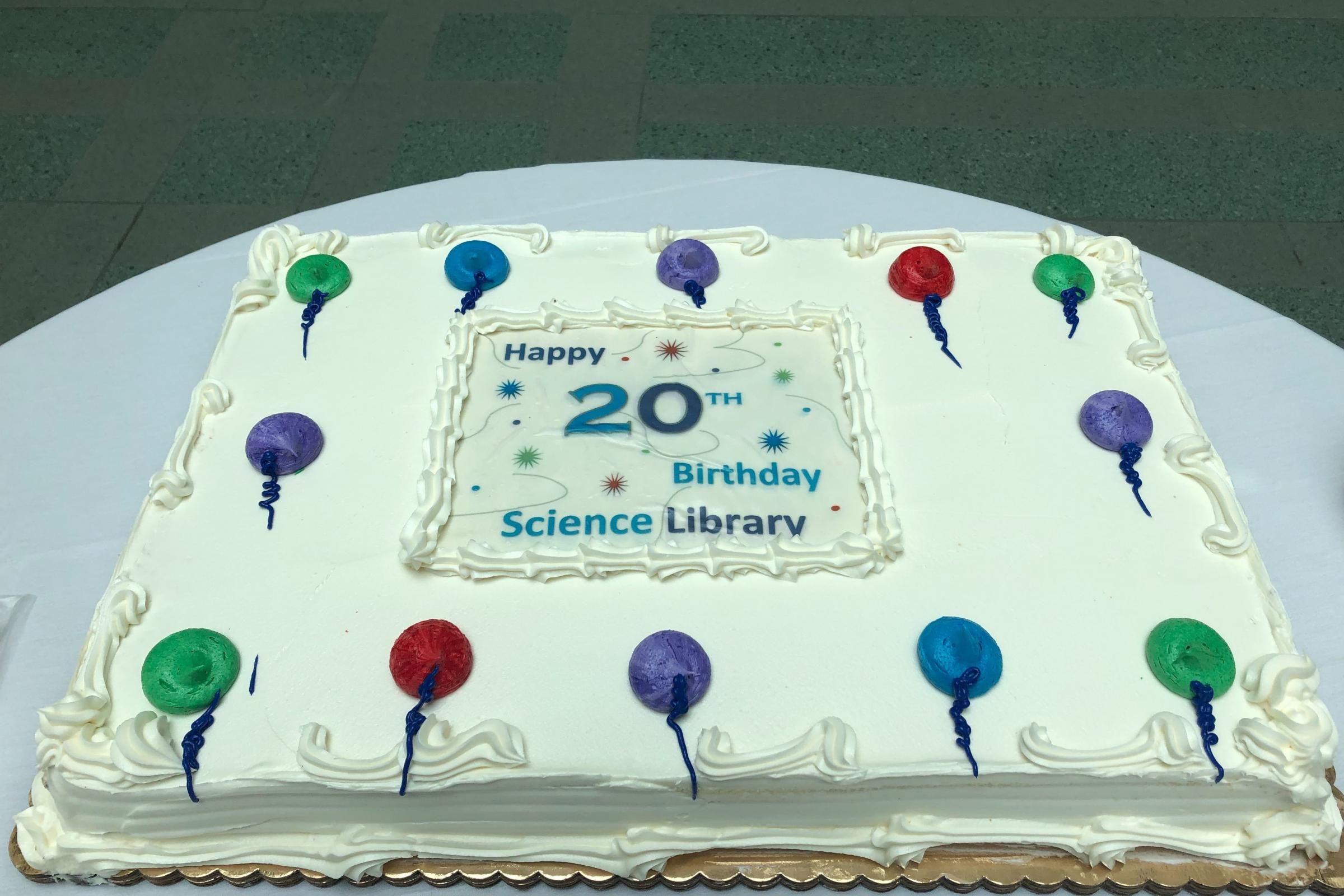 Science Library cake