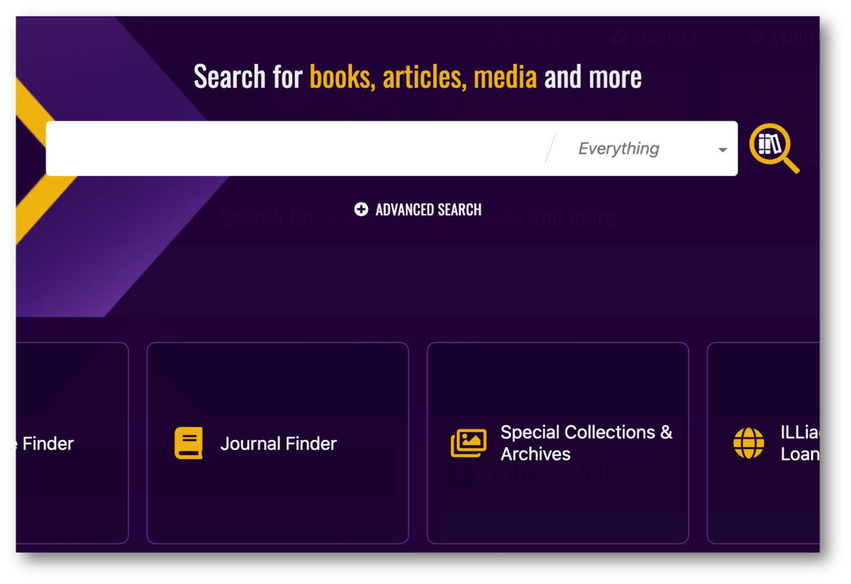 University Libraries Search Tool